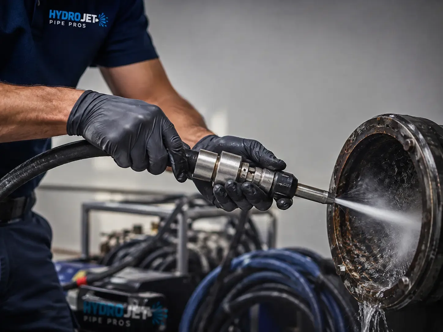 Hydro Jet Pipe Descaling in Burbank, WA